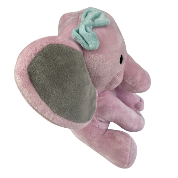 Bedtime Originals Pink Elephant Plush Lovey By Lambs & Ivy 9" Stuffed Animal - Picture 3 of 11